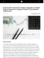 ImperiumFin Announces Major Upgrade to Global Payout Network to Support Faster Cross-Border Settlements - Visionary Financial