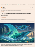 Ethena whale buys 17.76 million ENA worth $5 million