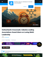 Switzerland’s Crossroads: Industry Leading Associations Sound Alarm on Losing Web3 Leadership | Bitcoinist.com