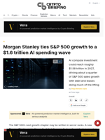 Morgan Stanley ties S&P 500 growth to a $1.6 trillion AI spending wave
