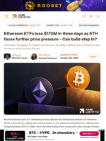 Ethereum ETFs lose $170M in three days as ETH faces further price pressure – Can bulls step in? - AMBCrypto