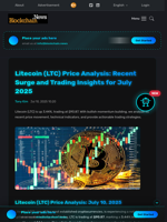 Litecoin (LTC) Price Analysis: Recent Surge and Trading Insights for July 2025 - Blockchain.News