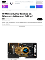 40 Million RLUSD Torched on Ethereum, Is Demand Falling? - U.Today