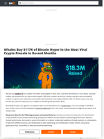 This Is the Most Viral Crypto Presale in Recent Months: Whales Buy $117K Bitcoin Hyper