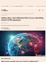 Solana, Base, and Arbitrum: How L2s are absorbing Circle’s $75B expansion - AMBCrypto