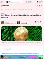 XRP Blasts Back +65% Amid Attackathon Plans for XRPL - 99Bitcoins