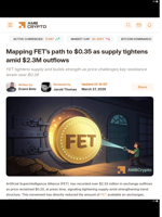 Mapping FET's path to $0.35 as supply tightens amid $2.3M outflows - AMBCrypto