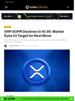 XRP SOPR Declines to $0.95: Market Eyes $3 Target for Next Move - CoinCentral
