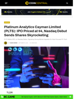 Platinum Analytics Cayman Limited (PLTS): IPO Priced at $4, Nasdaq Debut Sends Shares Skyrocketing