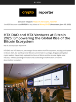 HTX DAO and HTX Ventures at Bitcoin 2025: Empowering the Global Rise of the Bitcoin Ecosystem