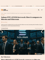 Solana ETF's $531M first week: How it compares to Bitcoin and Ethereum - AMBCrypto