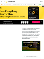 U.S. Banking Regulator Warns Wall Street on 'Debanking,' Claims Practices 'Unlawful'