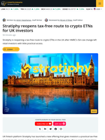 Stratiphy Restores Crypto ETN Access for UK Investors via New ISA Offering