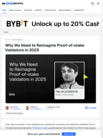 Why We Need to Reimagine Proof-of-stake Validators in 2025