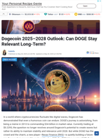 Dogecoin 2025–2028 Outlook: Can DOGE Stay Relevant Long-Term?
