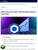 LINK Price Eyes Major 125% Breakout Before Year Ends?