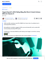 Hyperliquid’s Price Rally Could Be Short-Lived – Here’s Why