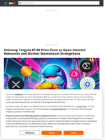 Uniswap Targets $7.50 Price Zone as Open Interest Rebounds and Market Momentum Strengthens - Brave New Coin