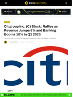 Citigroup Inc. (C) Stock: Rallies as Revenue Jumps 8% and Banking Booms 18% in Q2 2025