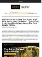 Beyond Infrastructure And Super Apps: Why BlockchainFX Is Poised To Outshine Hyperliquid And Chainlink As The Best Crypto To Buy