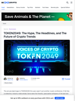 TOKEN2049: The Hype, The Headlines, and The Future of Crypto Trends 