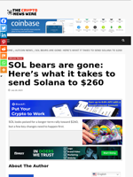 SOL bears are gone: Here’s what it takes to send Solana to $260 - The Crypto News Wire