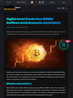 Digital Asset Funds Face $508M Outflows Amid Economic Uncertainty - Blockchain.News