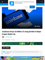 Coinbase Drops $3 Billion To Snag Deribit In Major Crypto Shake-Up