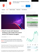 EtherFi Unveils DeFi Neobank Ambitions with Credit Card Launch Amid ETHFI Market Struggles - NullTX