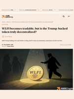 WLFI becomes tradable, but is the Trump-backed token truly decentralized? - AMBCrypto
