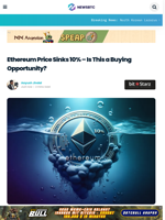 Ethereum Price Sinks 10% - Is This a Buying Opportunity?