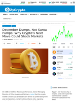 December Dumps, Not Santa Pumps: Why Crypto’s Next Move Could Shock Markets ⋆ ZyCrypto