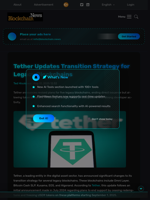 Tether Updates Transition Strategy for Legacy Blockchains - Blockchain.News