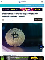 Bitcoin’s Short-Term Fate Hinges On $112,000 Realized Price Level - Details