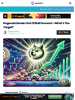 Dogecoin Breaks Out Of Bull Pennant—What's The Target?