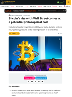 Bitcoin’s Institutional Era: The Cost Of Legitimacy