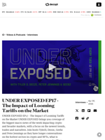 UNDER EXPOSED EP17 - The Impact of Looming Tariffs on the Market - Decrypt