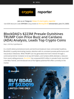 BlockDAG’s $223M Presale Tops TRUMP Coin and ADA Buzz