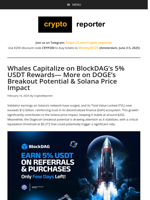 BDAG Whales Amass Holdings | SOL Price Impact & DOGE Breakout Potential