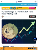 Dogecoin Alert: 2.5 Days Remain To Lock In Breakout Springboard