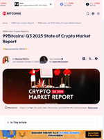 99Bitcoins' Q3 2025 State of Crypto Market Report
