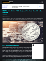 LTC Price Prediction: $50 Is the Line in the Sand — Break It or Get Wrecked - Blockchain.News
