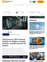 Safemoon CEO Found Guilty in Major Crypto Fraud, Could Serve 45 Years – Legal Bitcoin News