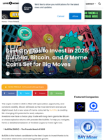 Best Cryptos to Invest in 2025: BullZilla, Bitcoin, and 5 Meme Coins Set for Big Moves | Live Bitcoin News