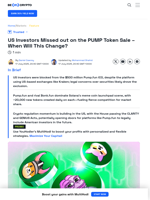 Why US Investors Missed Pump.fun’s $500 Million Token Launch