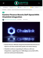 Kamino Finance Boosts DeFi Speed With Chainlink Integration - Crypto News Flash