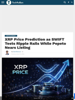 XRP Price Prediction as SWIFT Tests Ripple Rails While Pepeto Nears Listing - TechBullion