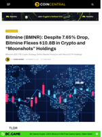 Bitmine (BMNR): Despite 7.65% Drop, Bitmine Flexes $10.8B in Crypto and “Moonshots” Holdings