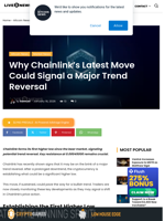 Crypto News: Chainlink Forms Higher Low, Trend Reversal Ahead?