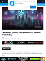 Litecoin Lifts, Cardano Gains: 4 Best New Crypto to Buy